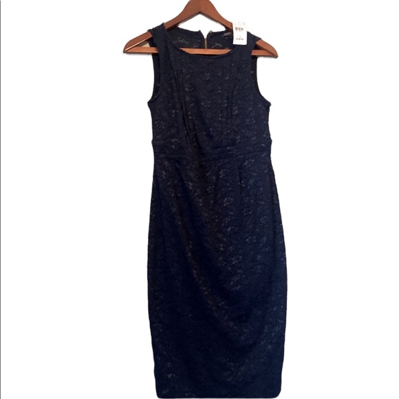 A Pea in the Pod Dresses & Skirts - A Pea in the Pod Sleeveless Maternity Navy Blue Dress